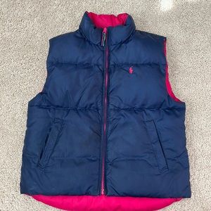 Girls reversible Ralph Lauren vest